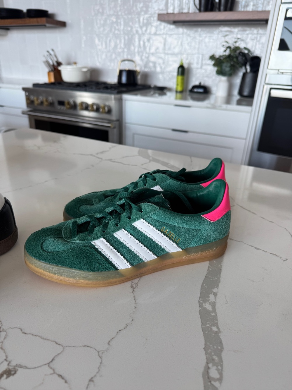 Women’s Gazelle Adidas Pink & Green